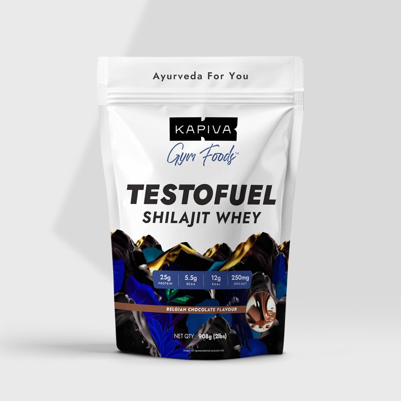 Kapiva Testofuel Shilajit Whey Protein