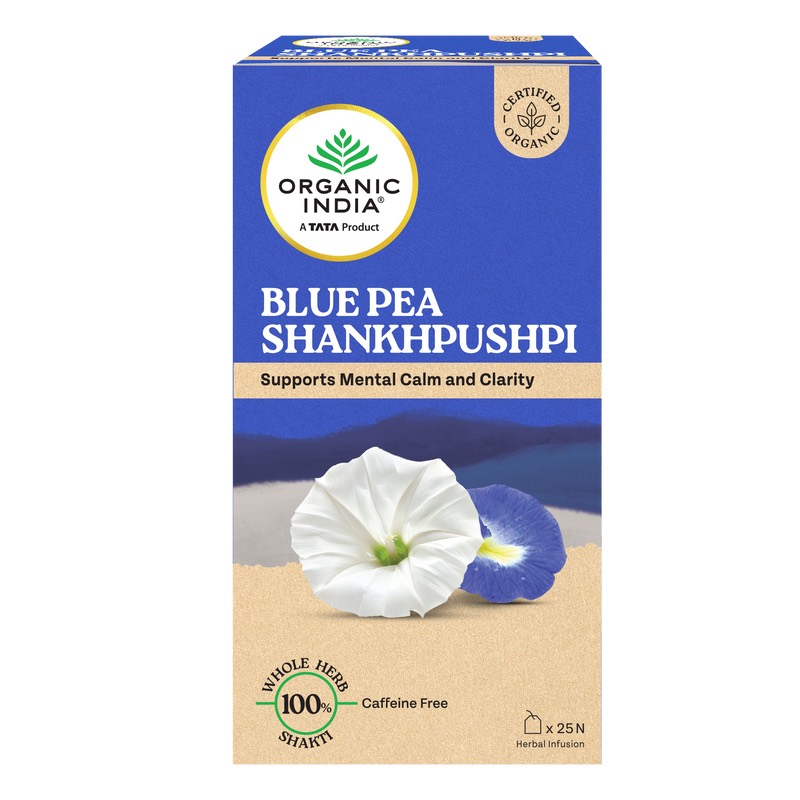 Organic India Blue Pea Shankhpushpi