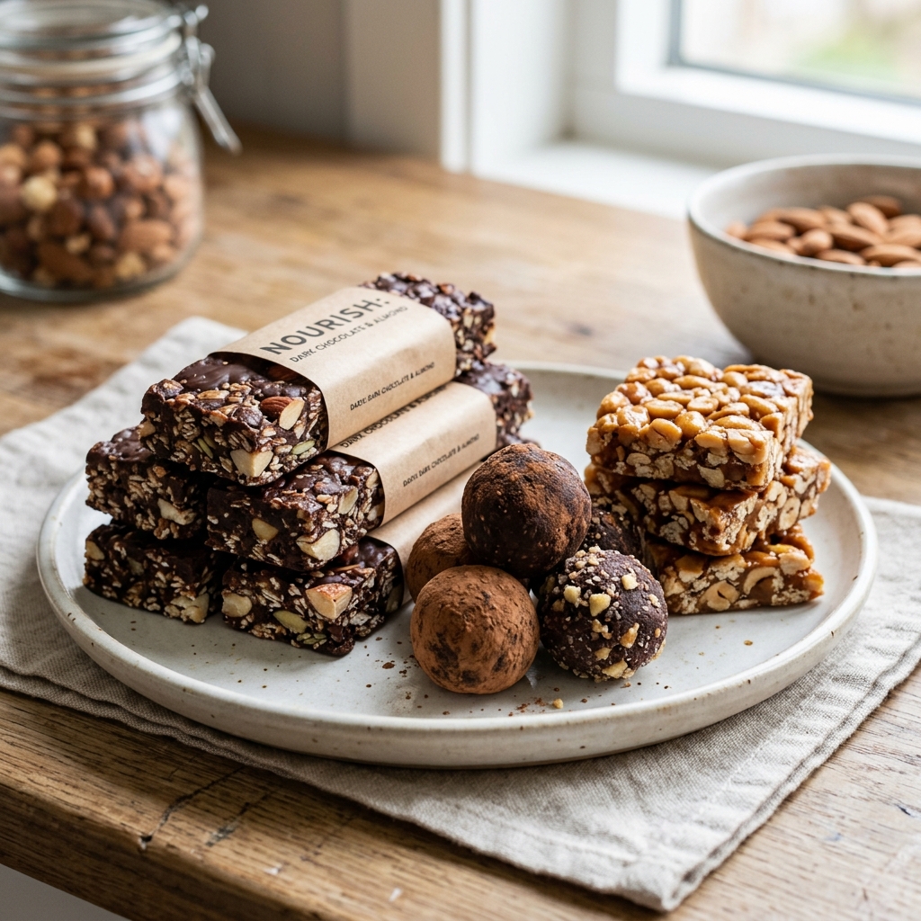 Protein Bars, Chocolates & Chikki