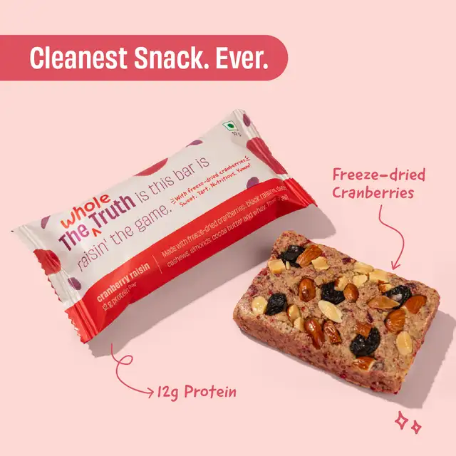 Cranberry Raisin Protein Bars