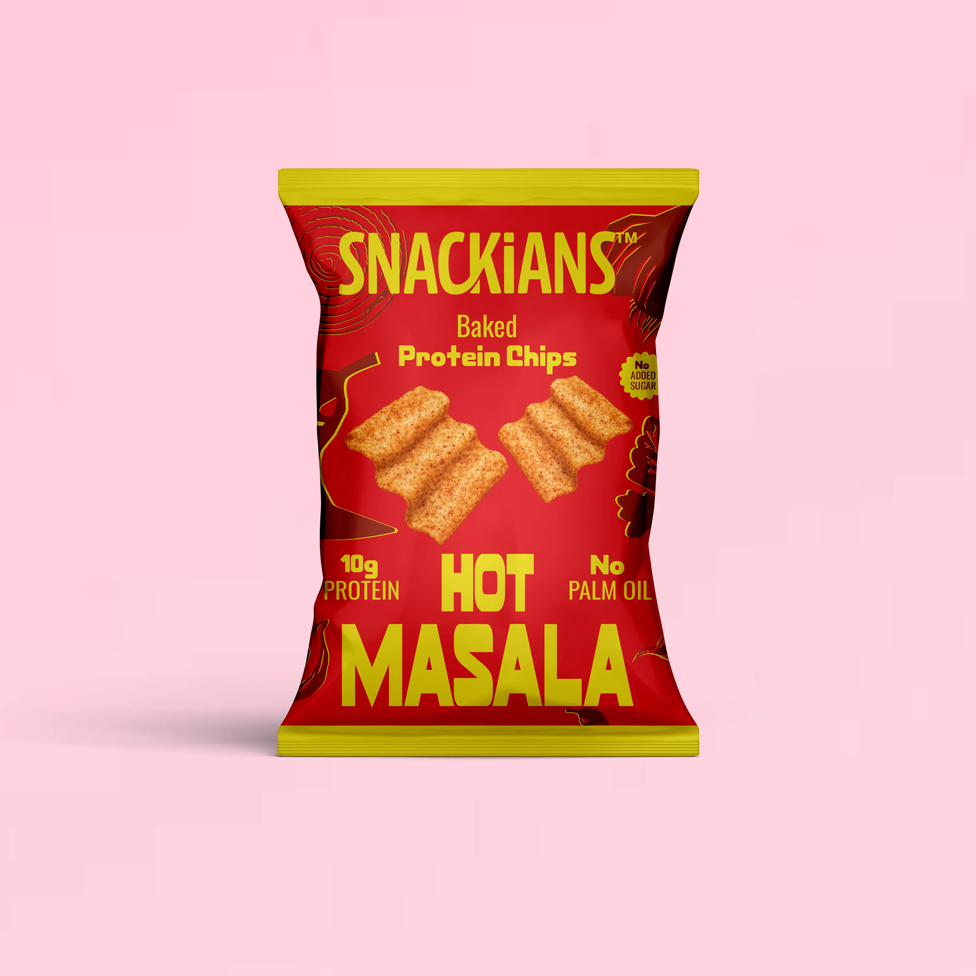 Baked protein Chips- Hot Masala