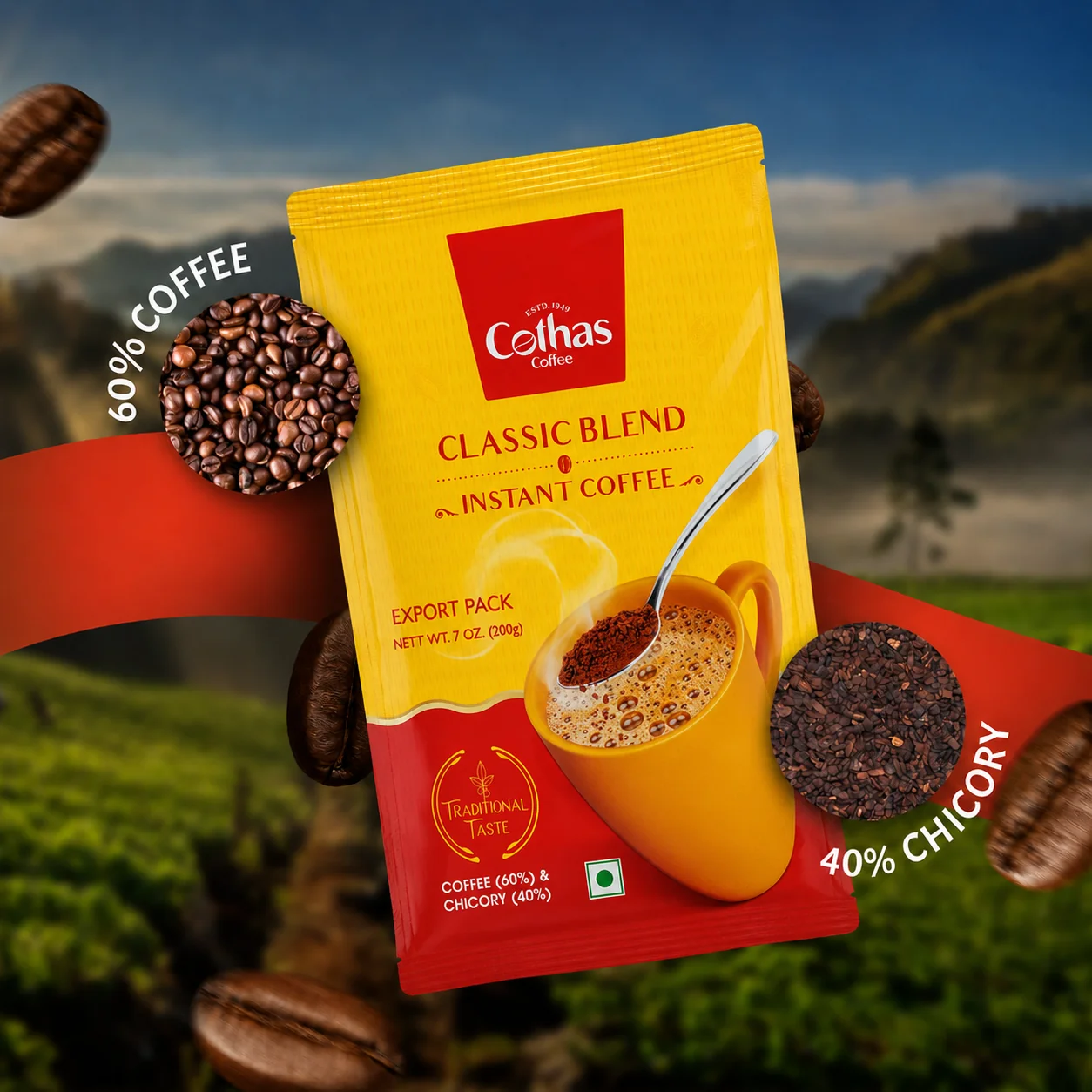 Classic Blend Pouch- Instant Coffee