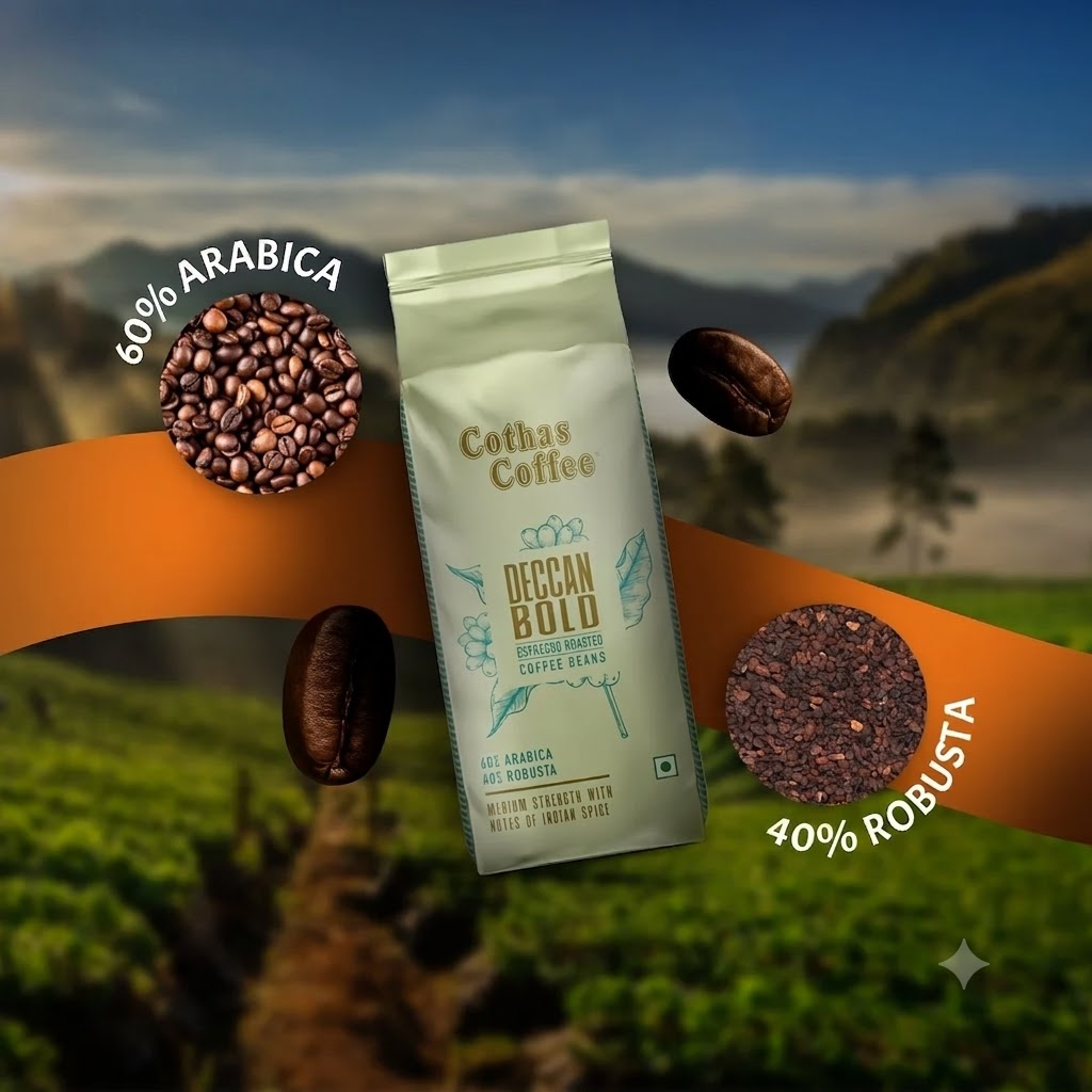 Roasted Beans - Deccan Bold