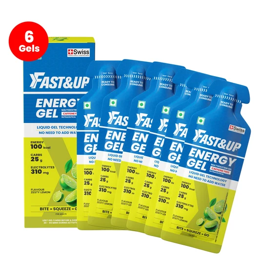 Energy Gel - Non Caffeinated - Zesty Lemon