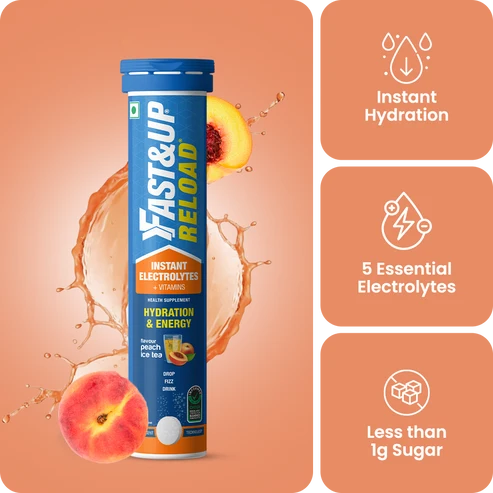 Reload Low Sugar Instant Hydration Drink - Peach Iced Tea