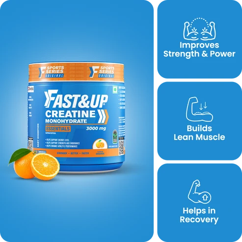Creatine Monohydrate Essentials - Orange Flavour