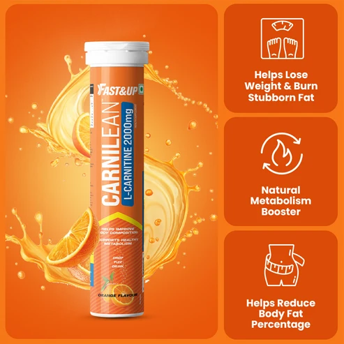 Carnilean 2000mg L-Carnitine For Weight Loss - Orange